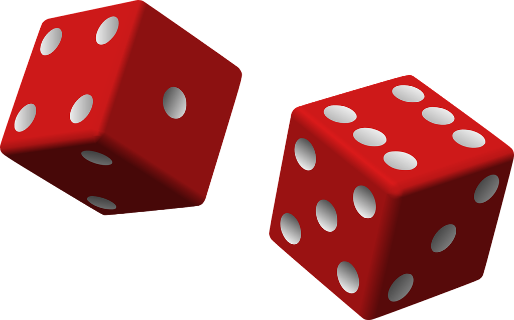 A pair of rowing dice (die)
