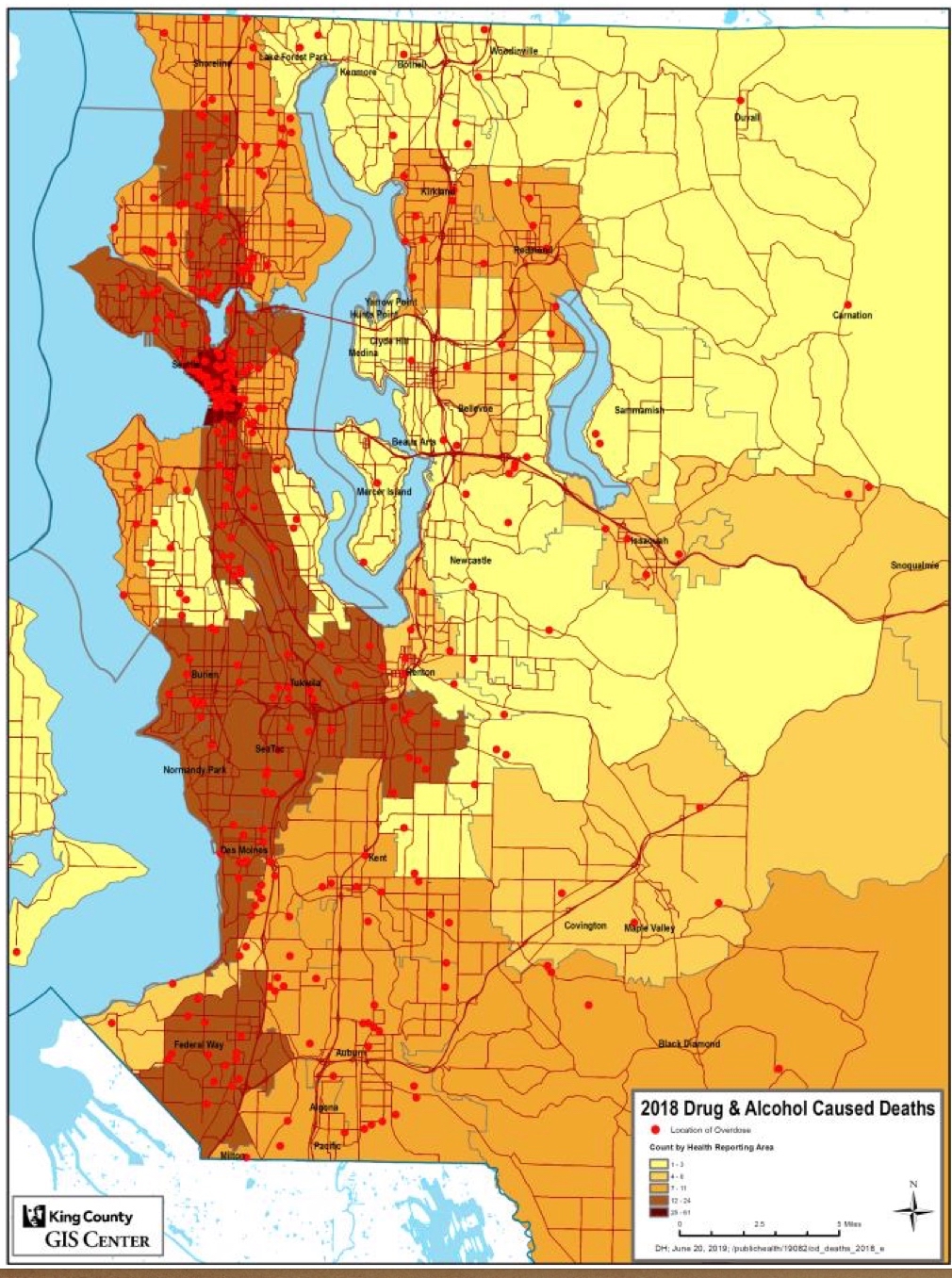 Drug and Alcohol Death rise in King County | LocalHealthGuide