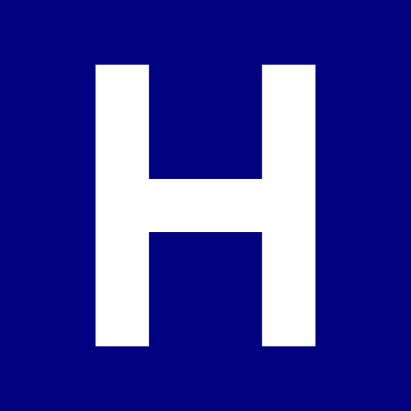 Hospital Sign Logo Icon