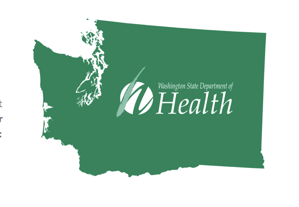 DOH Washington map logo